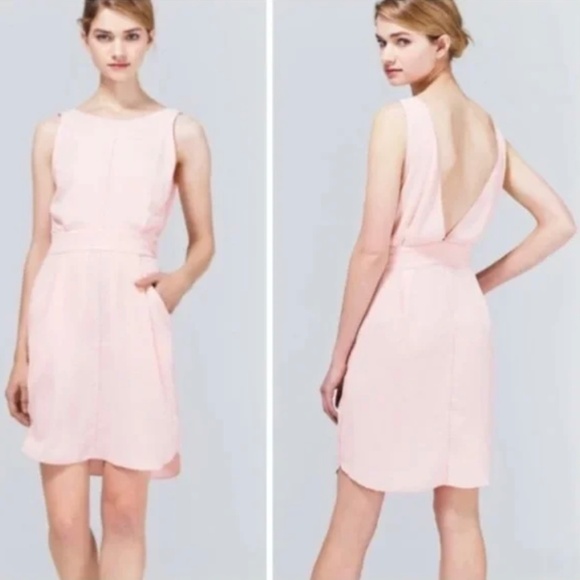 Wilfred Aritzia Leila Dress Women’s Size 4 Light Pink - Picture 1 of 3
